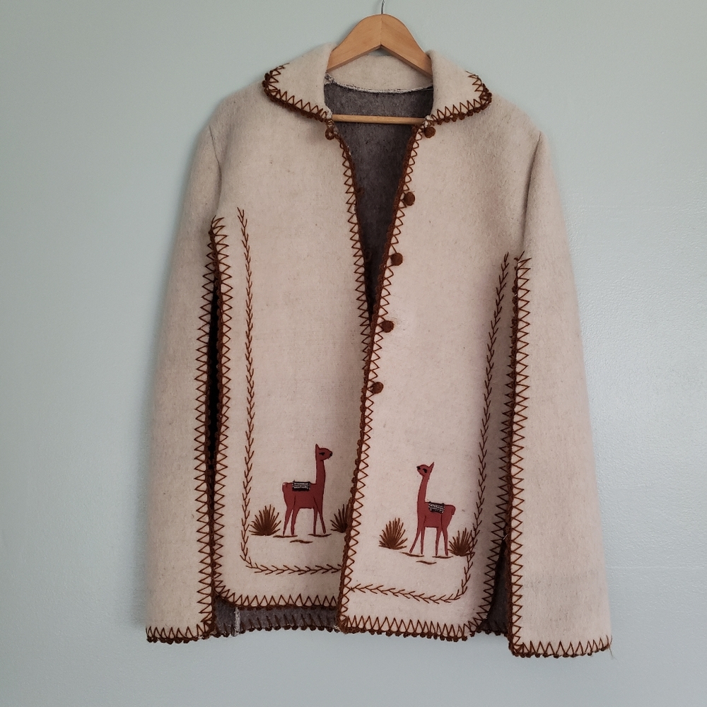 Vintage wool cape